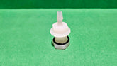 Plastic Barbed Tube Fitting 3/16" ID x 1/4 NPSM Male with O-ring 1/16"
