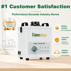 Fumeclear® FC-100A Mini DTF Fume Extractor & Air Purifier (99.97% Filtration)