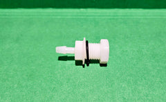 Plastic Barbed Tube Fitting 3/16" ID x 1/4 NPSM Male with O-ring 1/16"