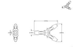 S-Wye connector (Packs of 5)