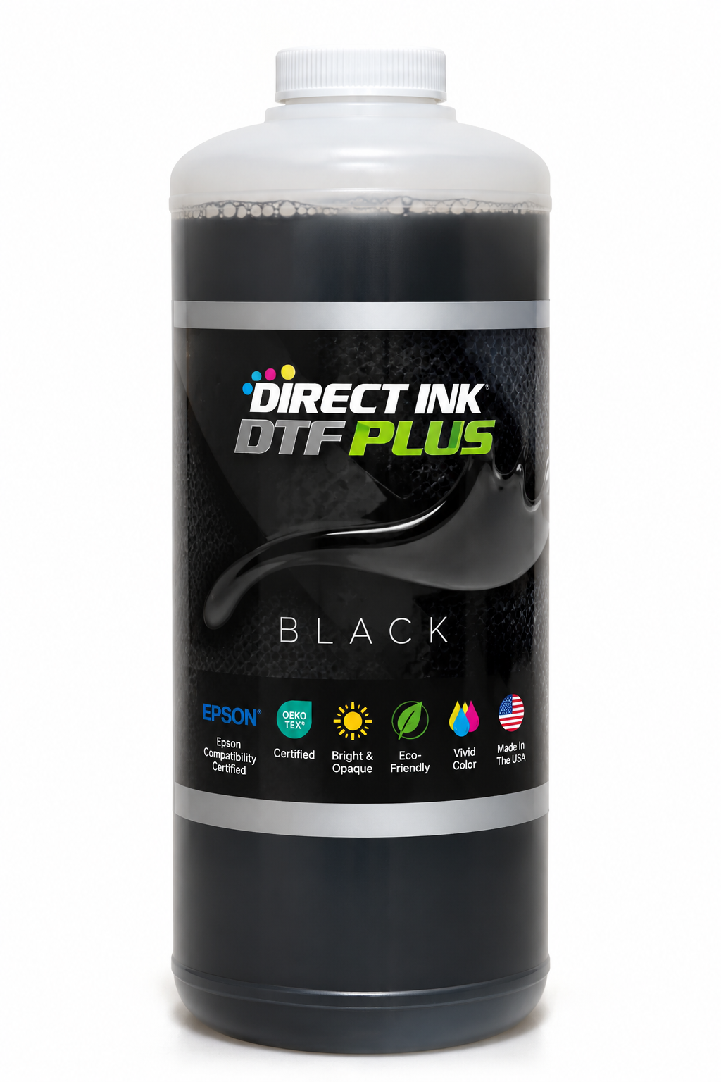 OmniPrint DTF Plus Ink - Black 32oz