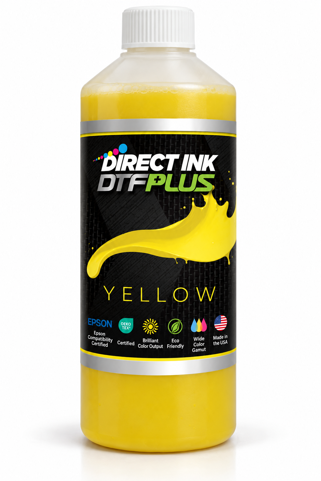 OmniPrint DTF Plus Ink - Yellow 32oz