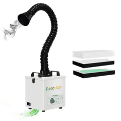 Fumeclear® FC-100A Mini DTF Fume Extractor & Air Purifier (99.97% Filtration)