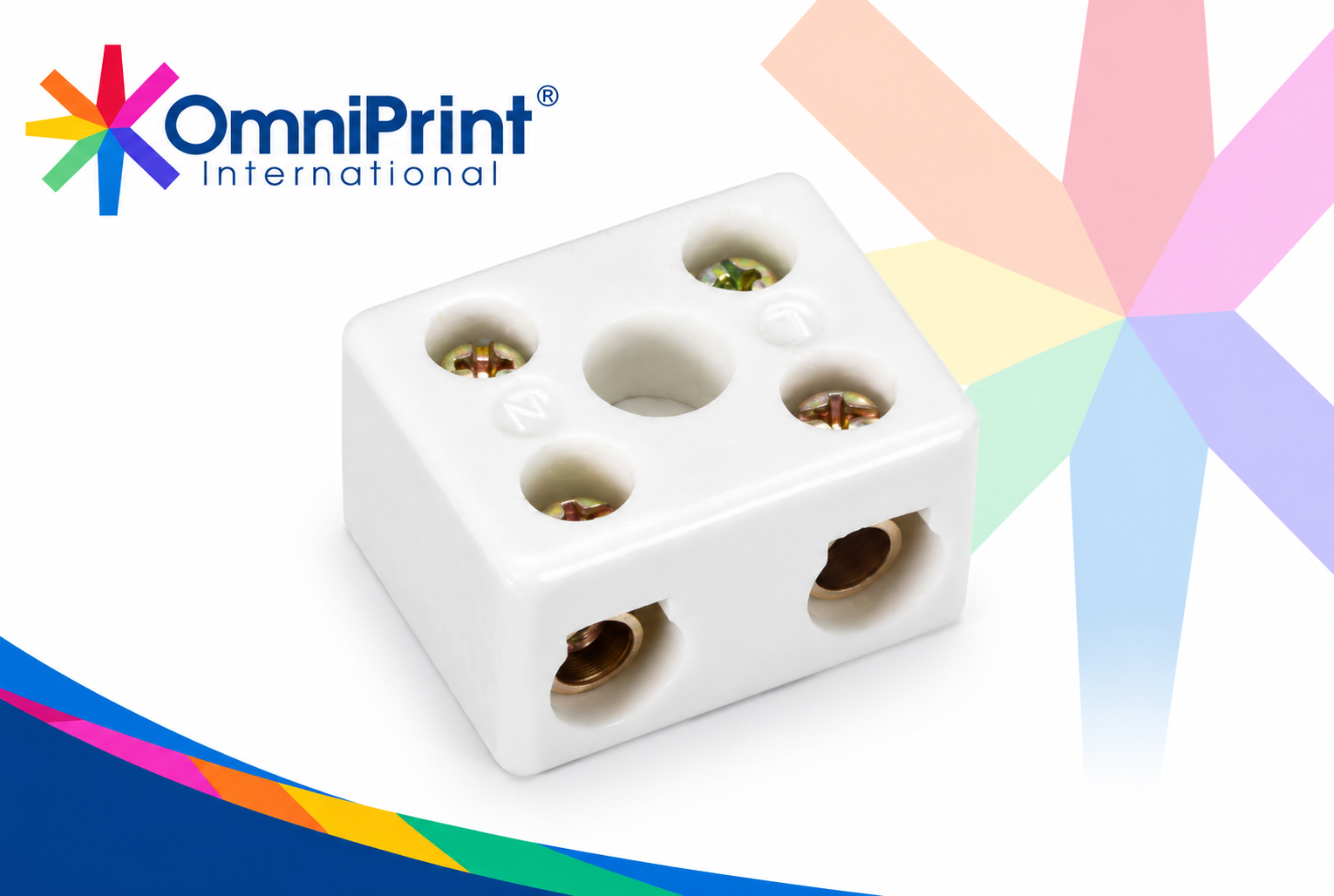 DTF6010 two-way ceramic terminal block for DTF curing oven — OmniPrint International