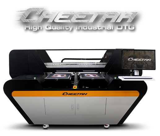 Cheetah Industrial DTG Printer, Industrial Digital T Shirt Printing Machine